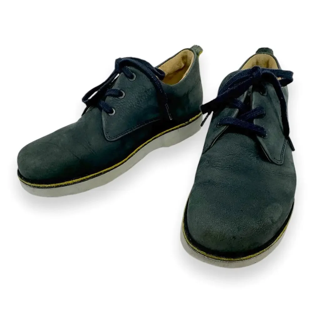 Samuel Hubbard Free Nubuck Leather Oxford Walking Shoes 10 Blue